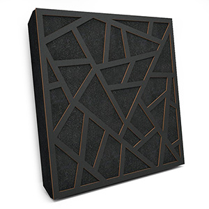 Elite Sound Acoustics Panel 50mm Foam Conference Rooms Skyros Black
